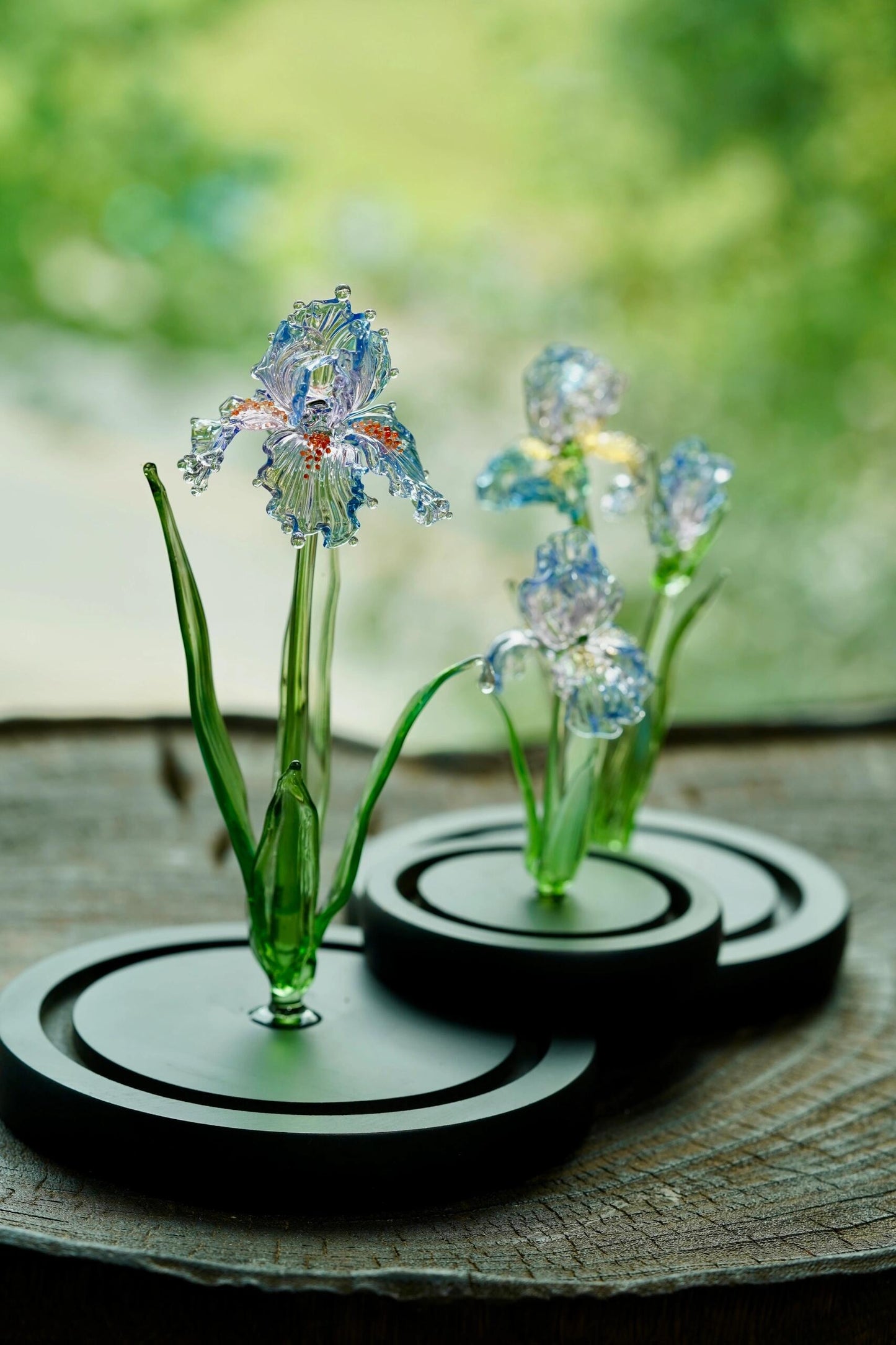 Handcrafted Glass Iris