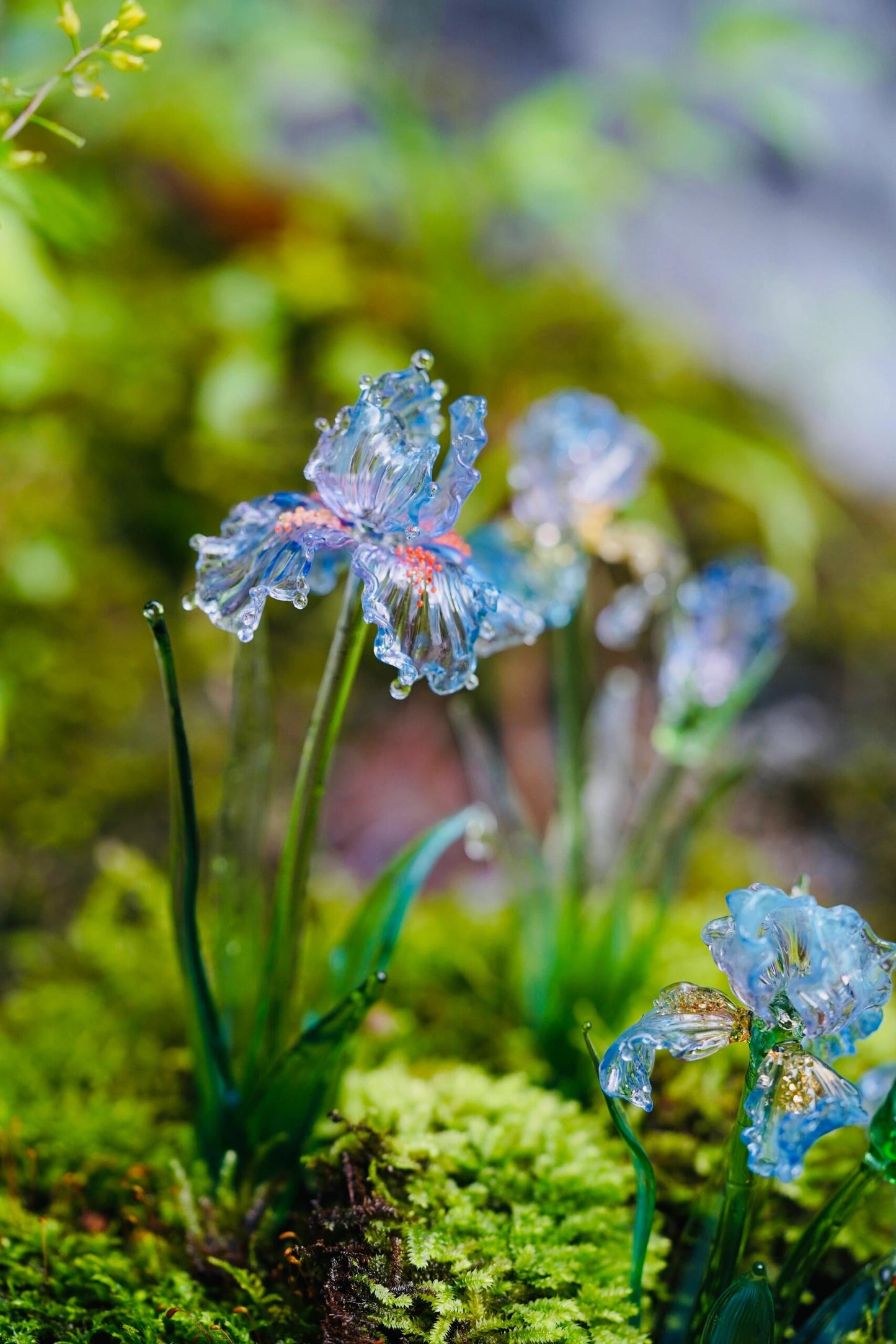 Handcrafted Glass Iris